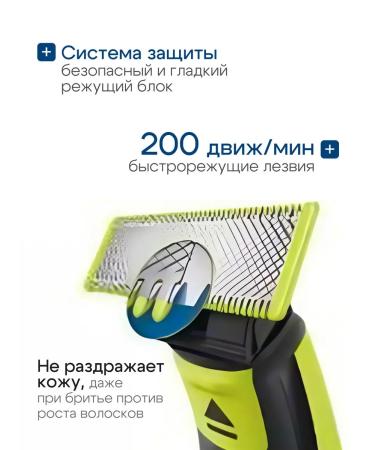 Philips Trimmer for the beard and mustache Oneblade Qp2724 10 - Buy Online on GoSupps.com