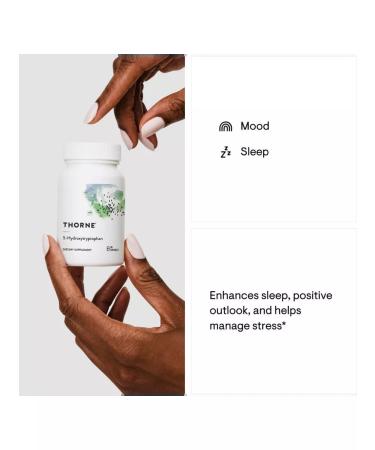 Thorne Research Antidepressant Triptophan 5 htp for sleep 50 mg 90 capsules - Buy Online on GoSupps.com