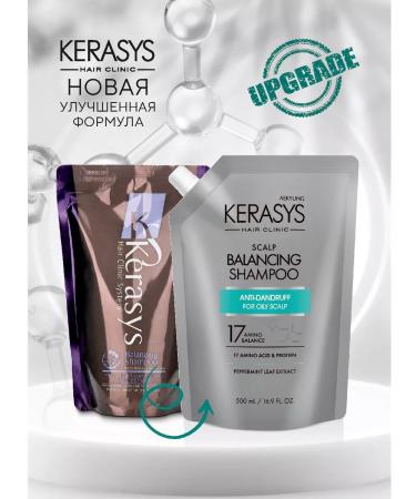 KeraSys Scalp Balanking Therapeutic shampoo from dandruff 500ml Korea - Buy Online on GoSupps.com