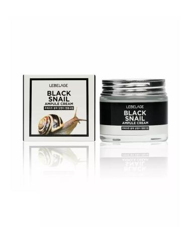 Lebelage Ampule Black Snail Face Cream Ampolus 70ml