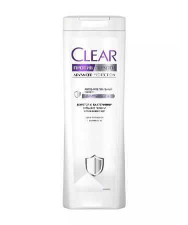 clear Shampoo against dandruff 2 in 1 antibacter. Effect 380ml 2pcs - Buy Online on GoSupps.com