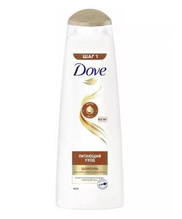 DOVE Shampoo nourishing care for dry naughty hair 380 ml