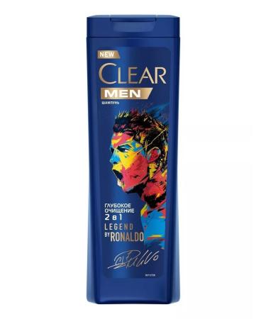 clear Shampoo against MEN dandruff deep purification 2 in 1 400 ml