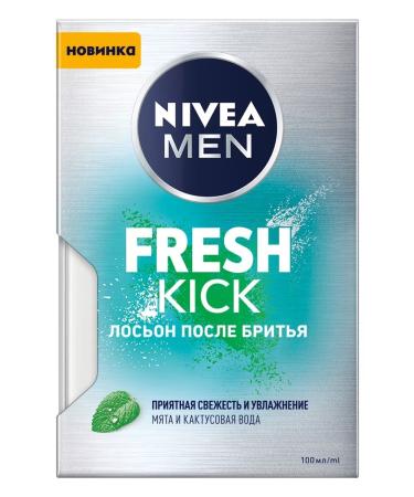 NIVEA Lotion after shaving with mint and cactus MEN Fresh Kick 100ml - Buy Online on GoSupps.com