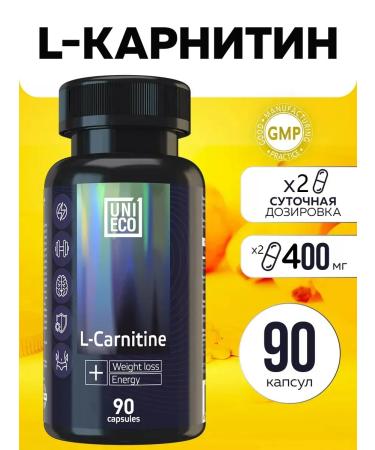 UNIECO L carnitine dietary burner for weight loss 90 capsules