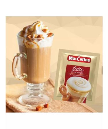 MacCoffee Coffee drink Latte Al Caramello 40 pcs. 22g - Buy Online on GoSupps.com