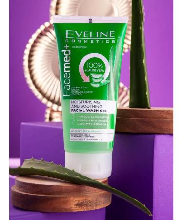 EVELINE Washing gel moisturizing and soothing Facemed+150ml - Buy Online on GoSupps.com
