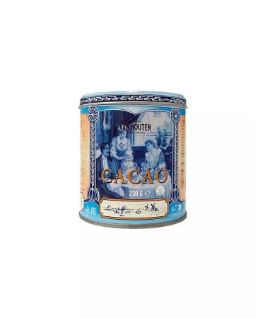 Van Houten Cocoa natural powder VH Cacao Tin Small 230g - Buy Online on GoSupps.com