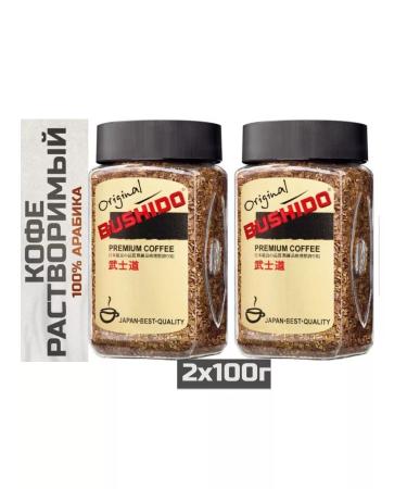 Coffee soluble sublimated Bushido Original 100 g 2 pcs