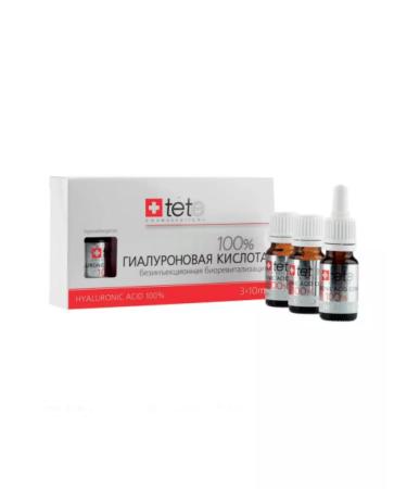 TETe Cosmeceutical Hyaluronic acid 100% 3 pcs 10 ml