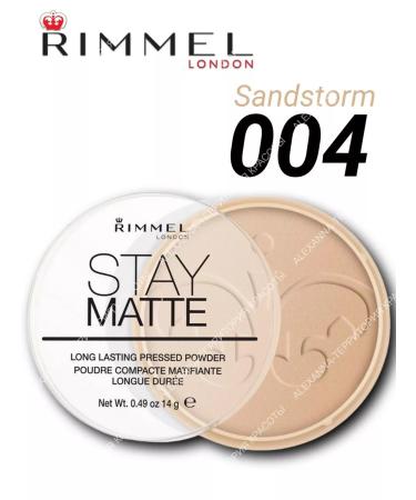 Rimmel Facial powder Stay Matte tone 004 Sandstorm 14g