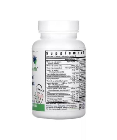 Seeking Health Prenatal vitamins 60 capsules - Buy Online on GoSupps.com