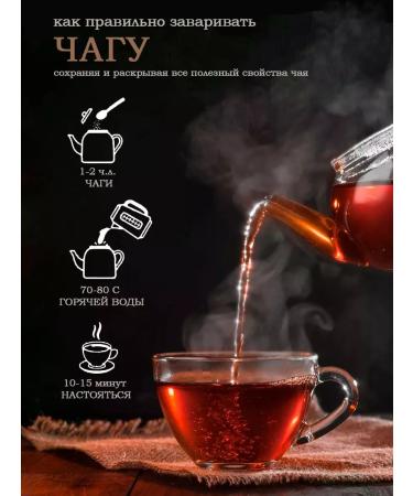 Vyatka Gifts of Nature Set of chaga birch tea crumpled 5 pcs 100 g - Buy Online on GoSupps.com