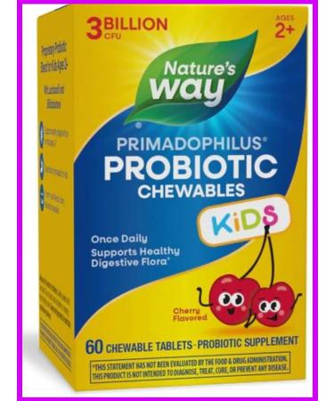 Nature's Way Probiotics for children 60 chewing tablets