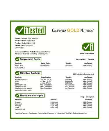 California Gold Nutrition Complex food supplement - Buy Online on GoSupps.com