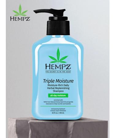 HEMPZ Citrus shampoo triple moisture USA 500ML - Buy Online on GoSupps.com