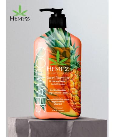 HEMPZ Pineapple shampoo and honey melon USA 500ML - Buy Online on GoSupps.com