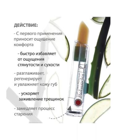 BELWEDER Protective -regulatory lipstick with Aloe 4 gr - 2pcs - Buy Online on GoSupps.com