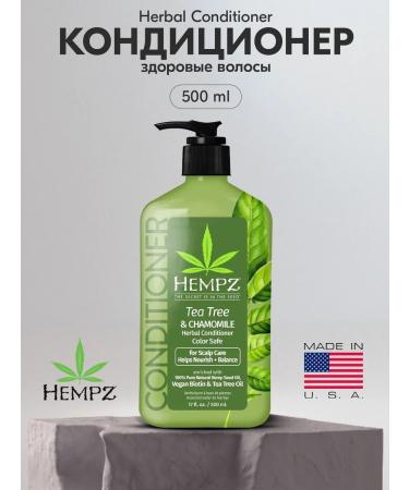 HEMPZ Air conditioner Healthy hair tea tree and chamomile 500ml