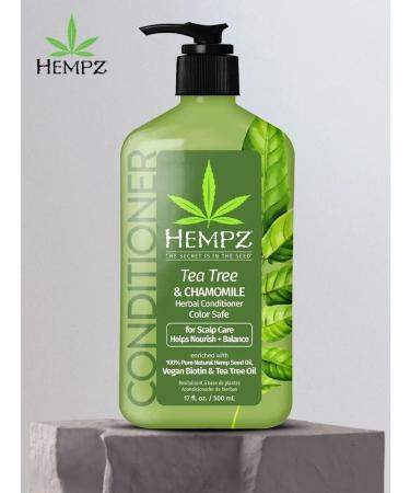 HEMPZ Air conditioner Healthy hair tea tree and chamomile 500ml - Buy Online on GoSupps.com