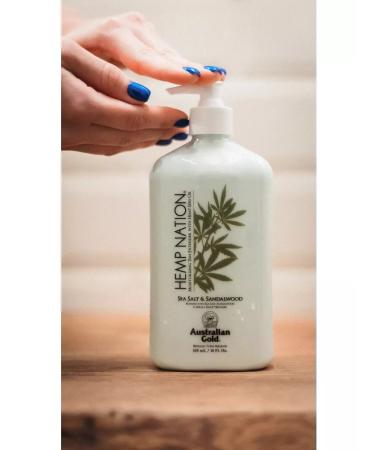 Australian Gold Moisturizing Hemp National Sea Salt & Sandalwood 535ML - Buy Online on GoSupps.com