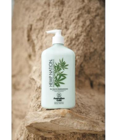 Australian Gold Moisturizing Hemp National Sea Salt & Sandalwood 535ML - Buy Online on GoSupps.com