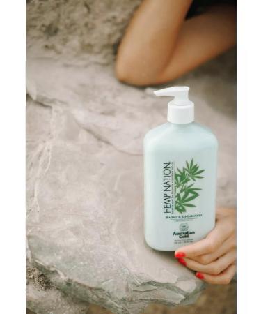 Australian Gold Moisturizing Hemp National Sea Salt & Sandalwood 535ML - Buy Online on GoSupps.com