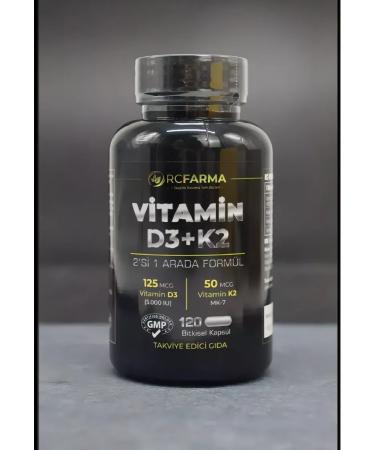 Rcfarma Vitamin D3K2 5000 dietary dietary - Buy Online on GoSupps.com