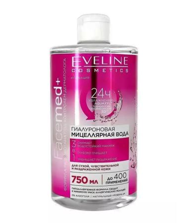 EVELINE Hyaluronic micellar water 3V1 750 ml