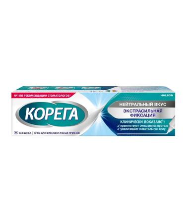 Korega Cream for fixing dentures Extra strong 40g - Buy Online on GoSupps.com