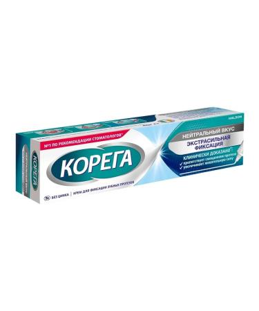 Korega Cream for fixing dentures Extra strong 40g - Buy Online on GoSupps.com