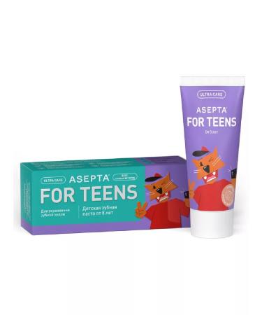 ASEPTA Teens Toothpaste Children's Pasta from 8 years old 50ml-3 pcs - Buy Online on GoSupps.com