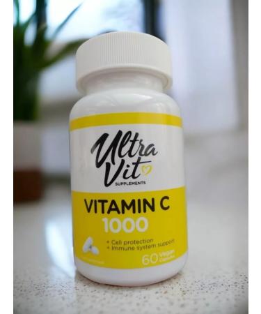 Fitnessland Vitamin C Ultravit Vitamin with 1000 60 capsules
