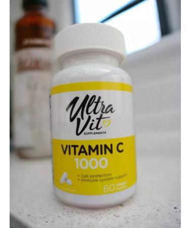 Fitnessland Vitamin C Ultravit Vitamin with 1000 60 capsules - Buy Online on GoSupps.com