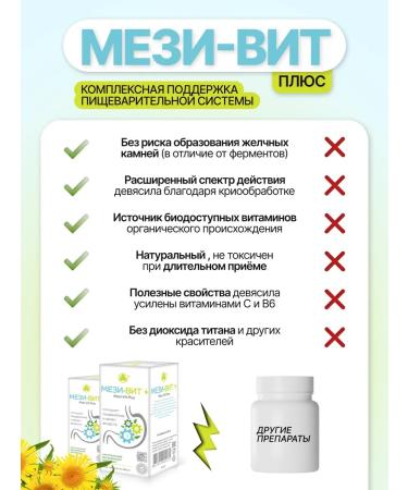 Parapharm Improving digestion with Mezi-Vita+ No. 200 - Buy Online on GoSupps.com