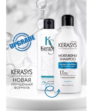 KeraSys Hair shampoo moisturizing Clinic 180 ml Korea - Buy Online on GoSupps.com
