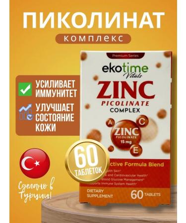 Ekotime Vitals Zinc picoline with vitamin C