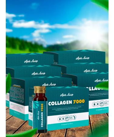 ArtLife Collagen 7000 block (6 bottles of 50 ml) 7 units - Buy Online on GoSupps.com