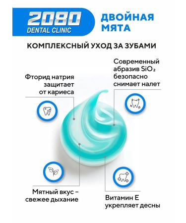 Dental Clinic 2080 Mint -denture Double Mint 120 g Korea - Buy Online on GoSupps.com