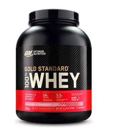 Optimum Nutrition Serum protein for mass Taste strawberries 2270g