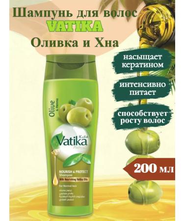 Dabur Hair shampoo vatica olives and henna 200 ml