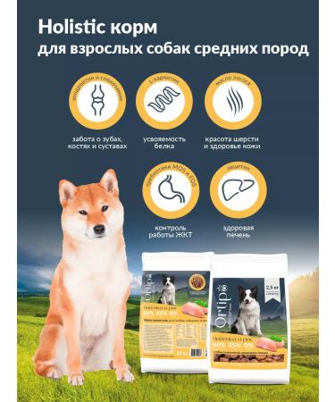 Ortipo Dry food for medium dog breeds 10 kg - Buy Online on GoSupps.com