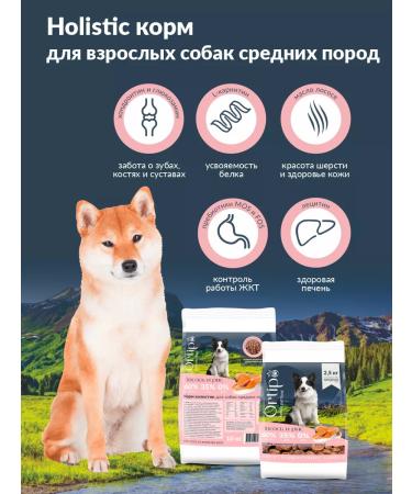 Ortipo Dry food for dogs of medium breeds 10 kg - Buy Online on GoSupps.com