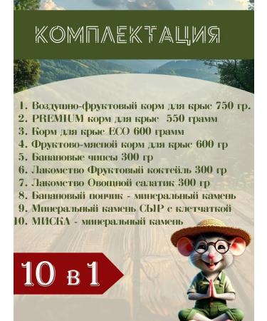 SVIBIK Set 4 foods for rats+goodies+mineral stones - Buy Online on GoSupps.com