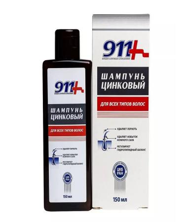 Twins Tech Shampoo 911 zinc 2 packages of 150 ml +napkin - Buy Online on GoSupps.com