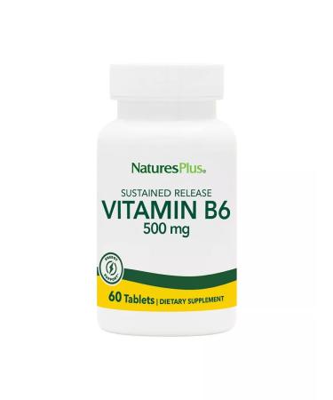 Natures Plus Vitamin B-6 Sustained Release 500 mg 60 tablets