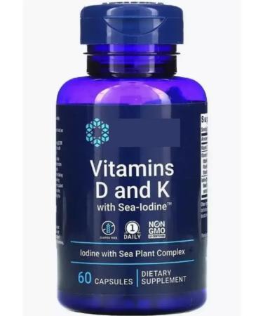 preventionMag Vitamins D and K with iodine Sea-Iodine 60 capsules