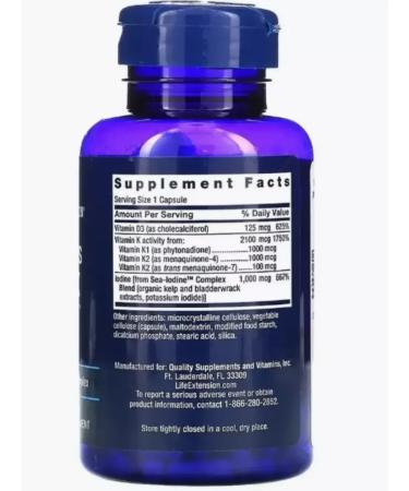 preventionMag Vitamins D and K with iodine Sea-Iodine 60 capsules - Buy Online on GoSupps.com