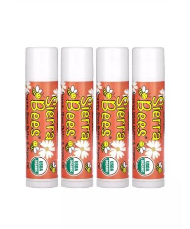 Sierra Bees Lip balms shi oil and argan oil 4 pcs - Buy Online on GoSupps.com