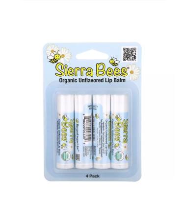 Sierra Bees Lip balms 4 pcs